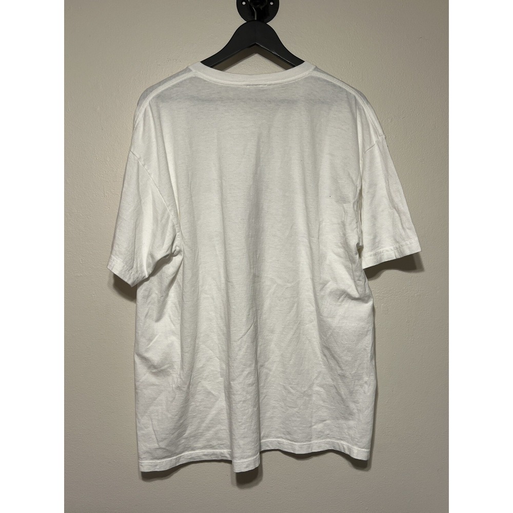 Vintage 90s Starter Chicago Bulls T Shirt XL NBA Jordan Era USA Made White - Picture 6 of 8